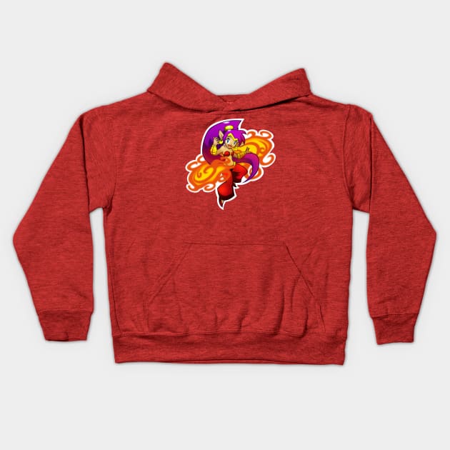 Half Genie Hero Kids Hoodie by Omegasunbust